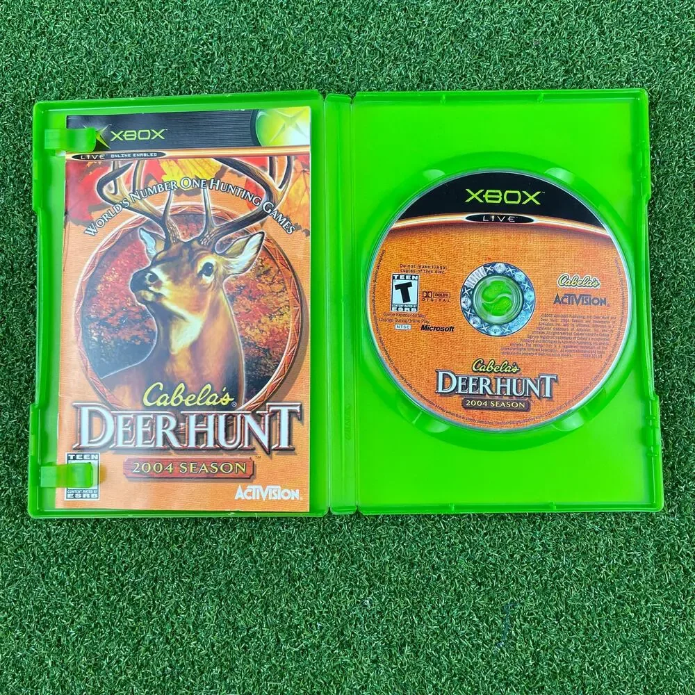 Cabela's Deer Hunt: 2004 Season (Microsoft Xbox, 2003) Complete CIB